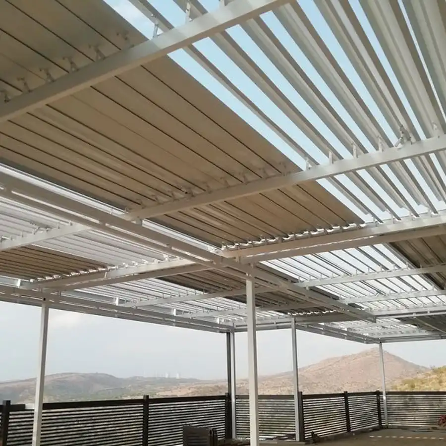 adjustable louvre carports